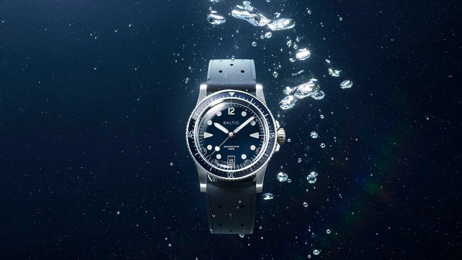 Blue Baltic Aquascaphe MK2 Date underwater