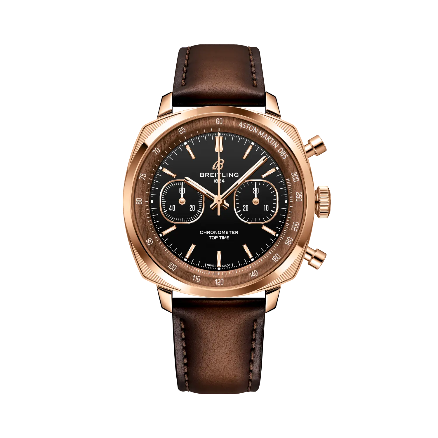 레드 골드 Breitling Top Time Aston Martin DB5 에디션 정면 모습