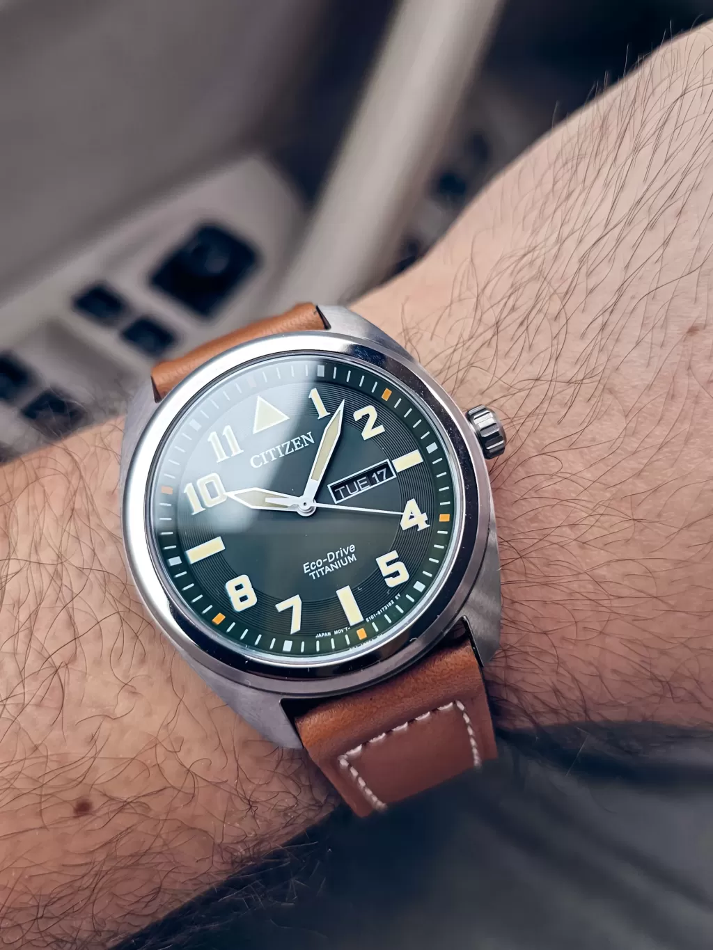 Esfera del Citizen Garrison BM8560