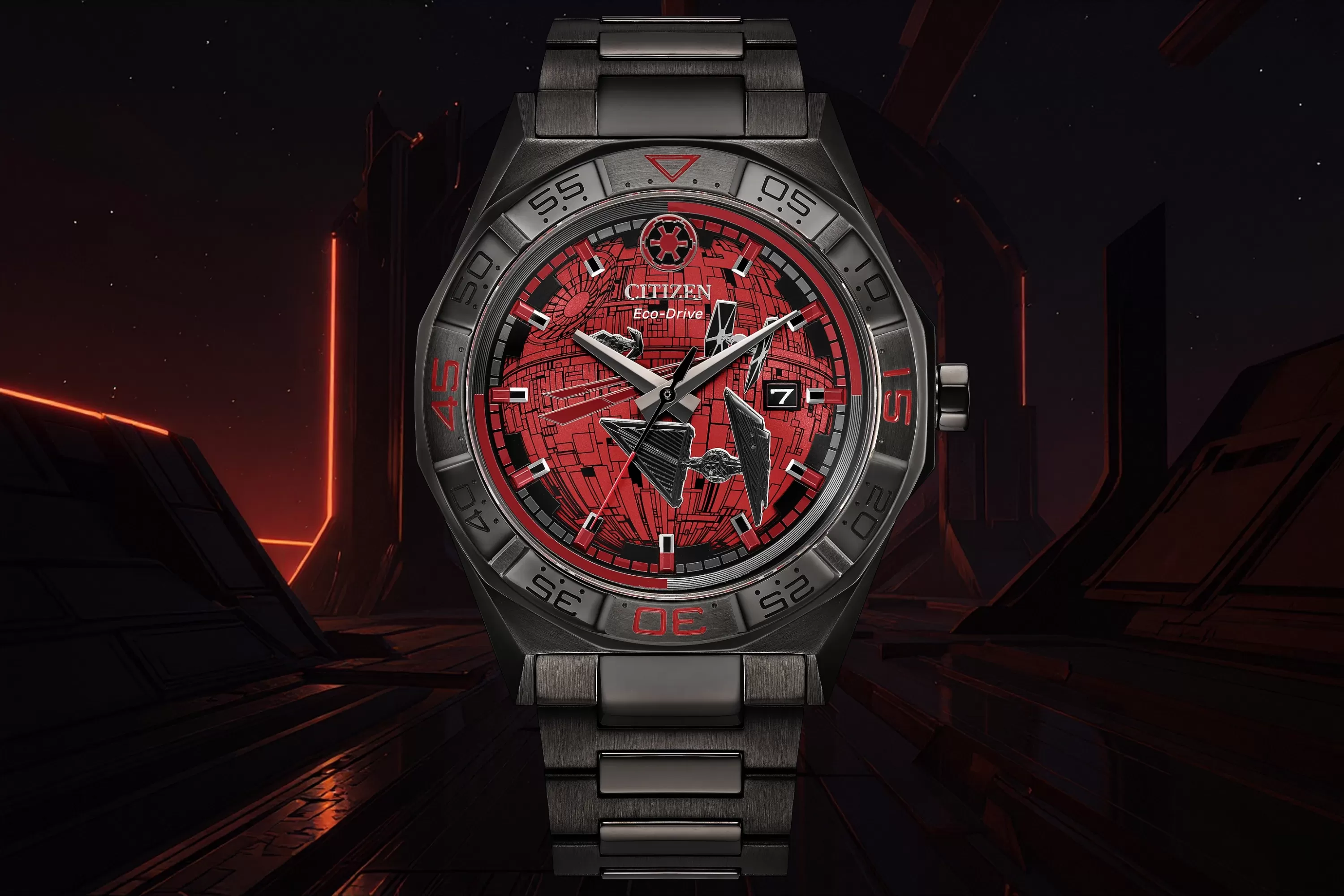 Citizen Imperial Battle AW1857-57W Brings the Dark Side to Eco-Drive