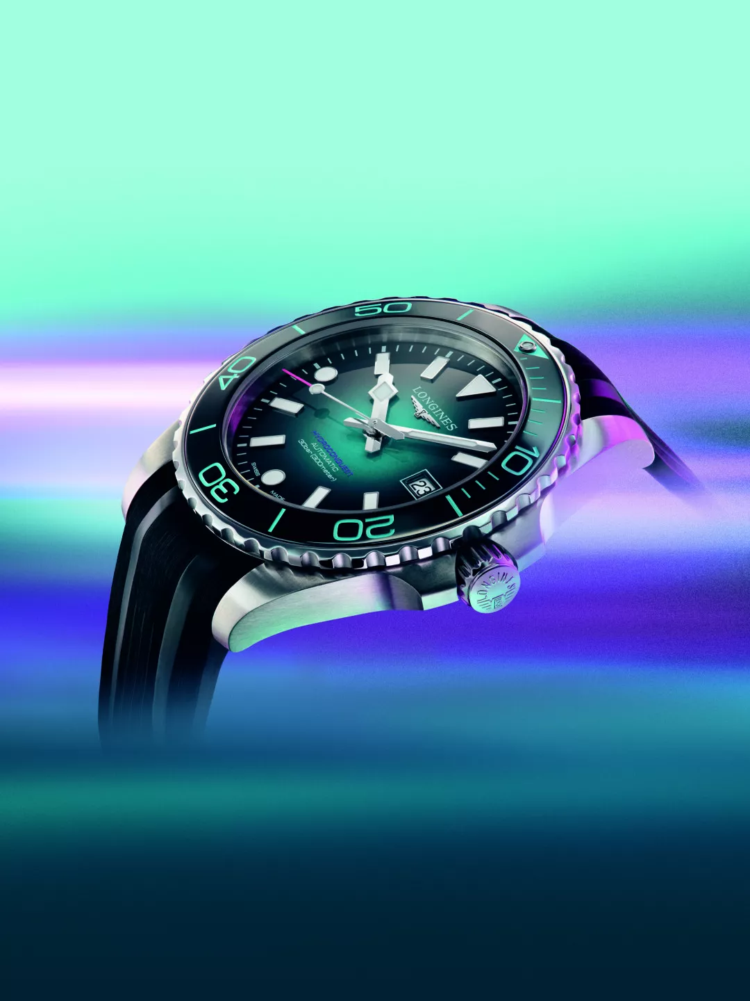 Longines HydroConquest Commonwealth Games 2026 사선 제품 사진