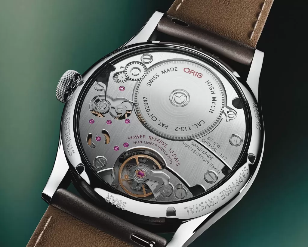 Oris Artelier Calibre 113 케이스백