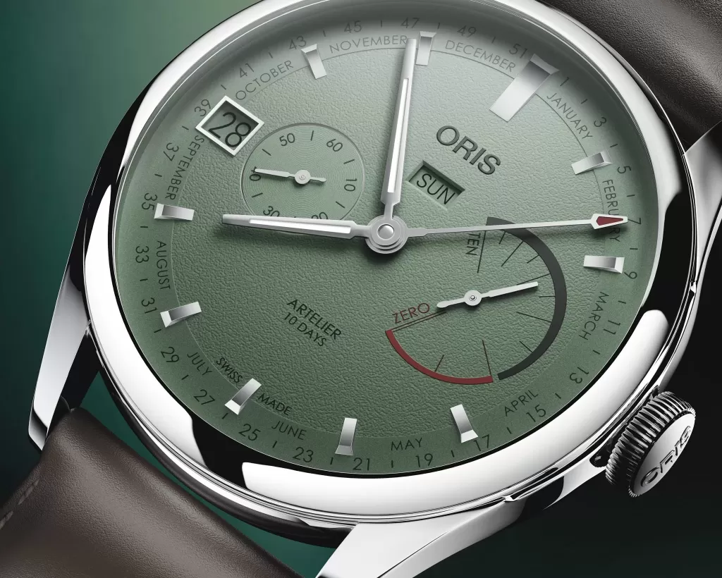Oris Artelier Calibre 113 다이얼 클로즈업