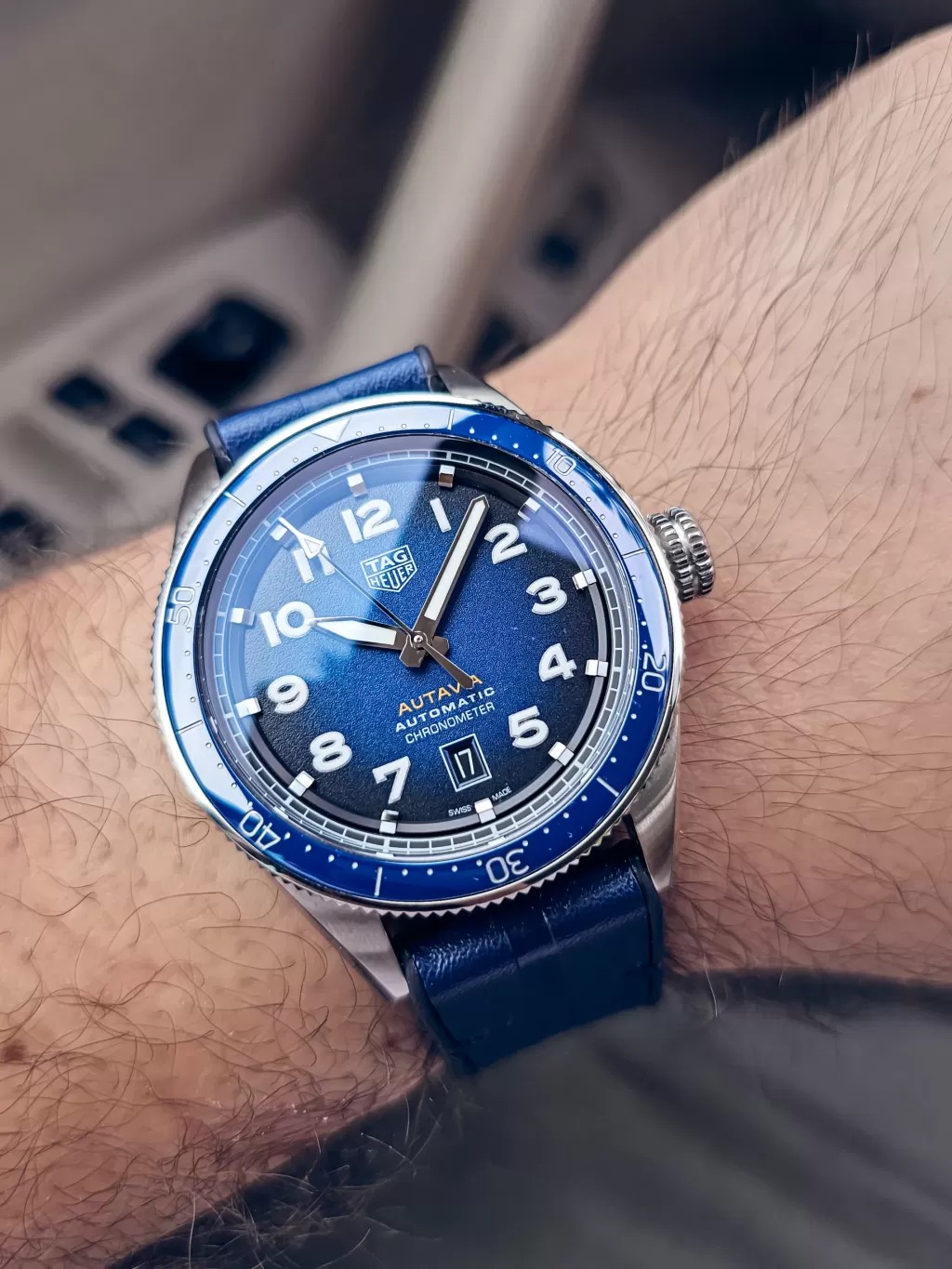 Esfera del TAG Heuer Autavia