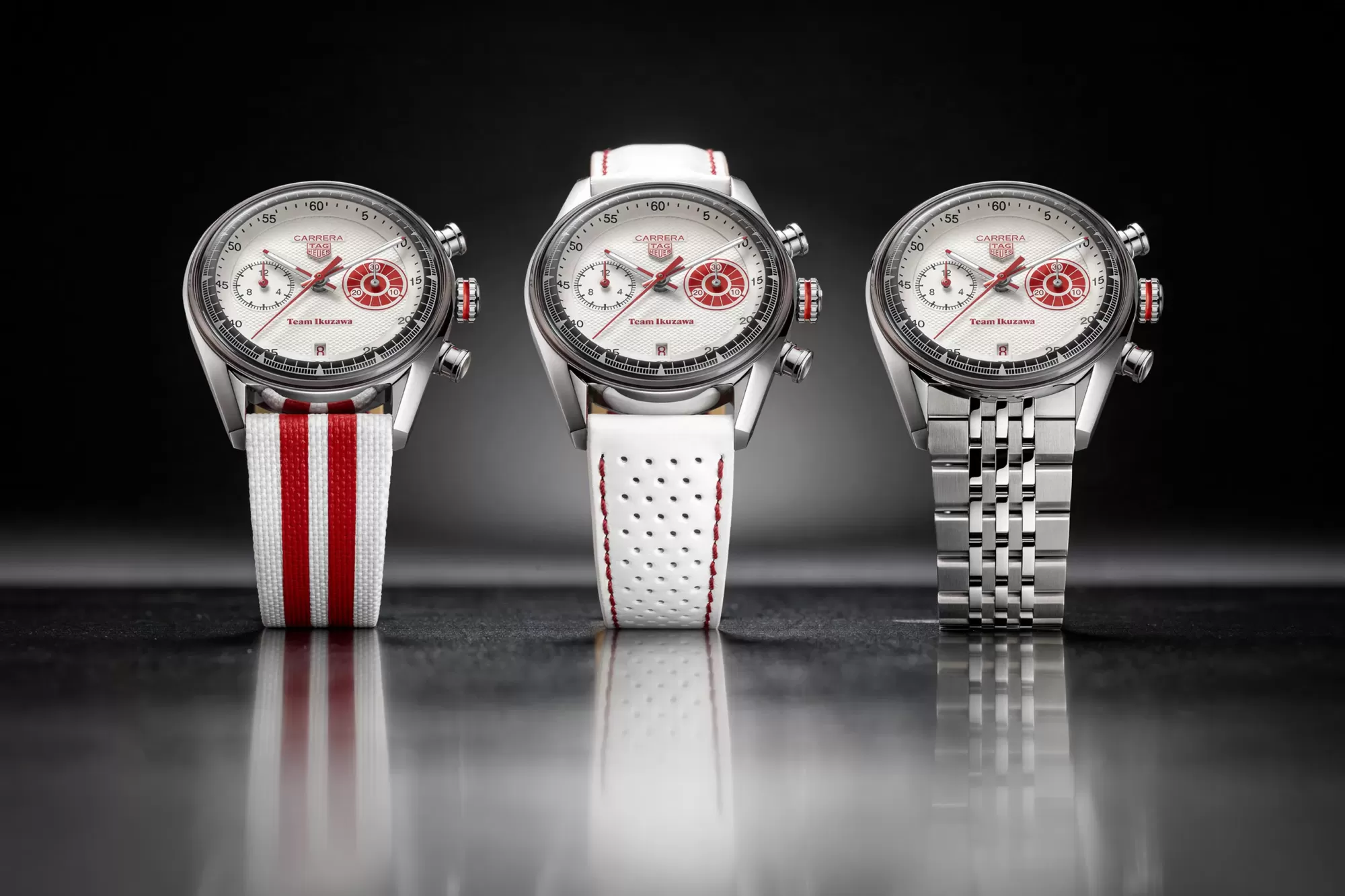 TAG Heuer Carrera Chronograph x Team Ikuzawa Returns as a 39mm Glassbox Limited Edition