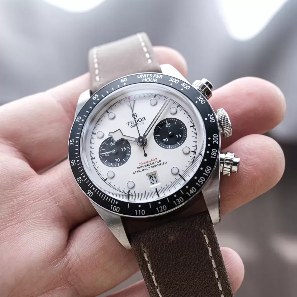 Tudor Black Bay Chrono Panda M79360N 0002 Dial