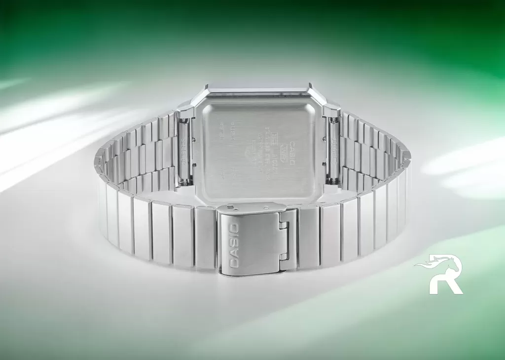 Casio A100WE A Retro Digital Watch Under 100 Caseback