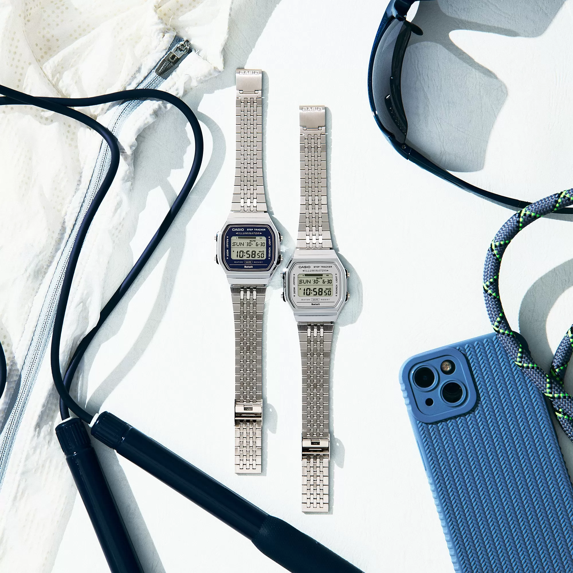 Casio Adds Dark Blue and Grey to Its Bluetooth ABL-100 Vintage Line