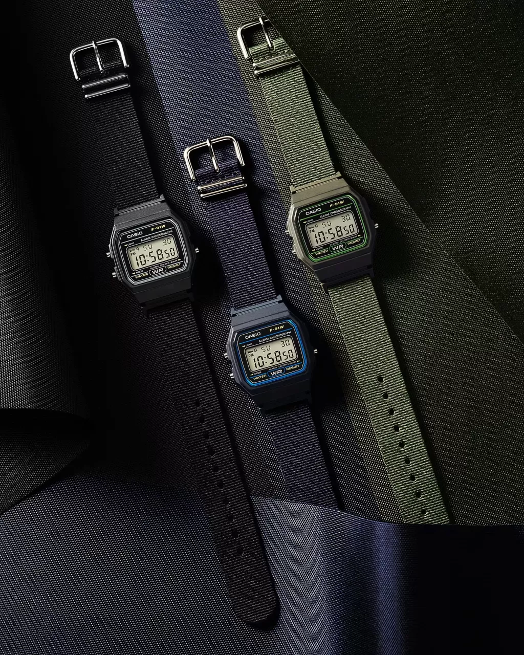 Casio F 91WF 1A And F 91WF 2A And F 91WF 3A
