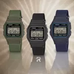 The Lightweight Casio F-91WF Watch on Cloth-Strap