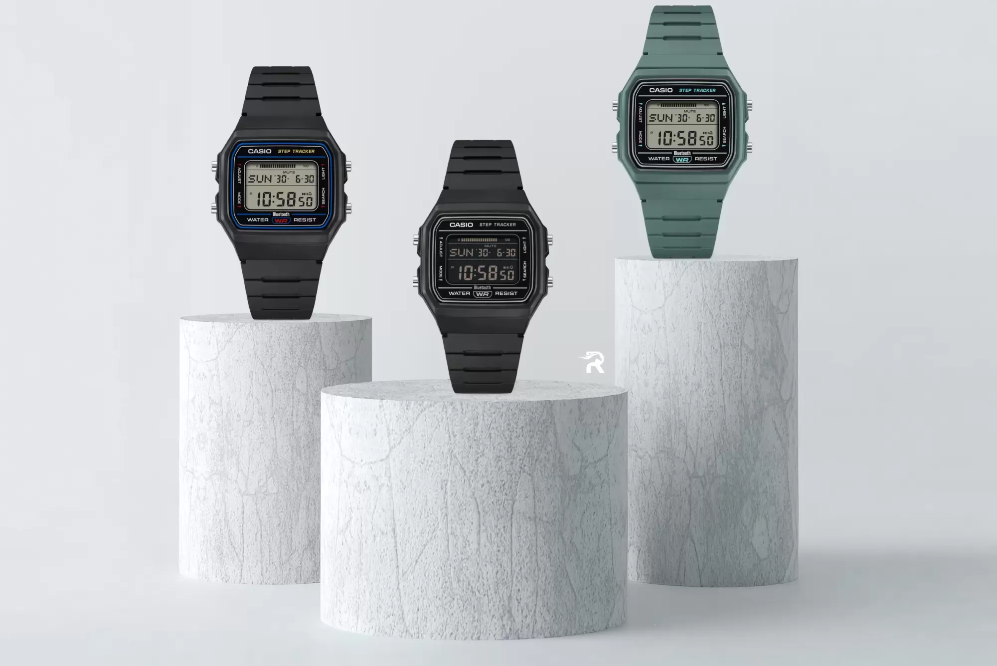 Casio F-B100W Brings Bluetooth and Step Tracking to the F-91W Formula