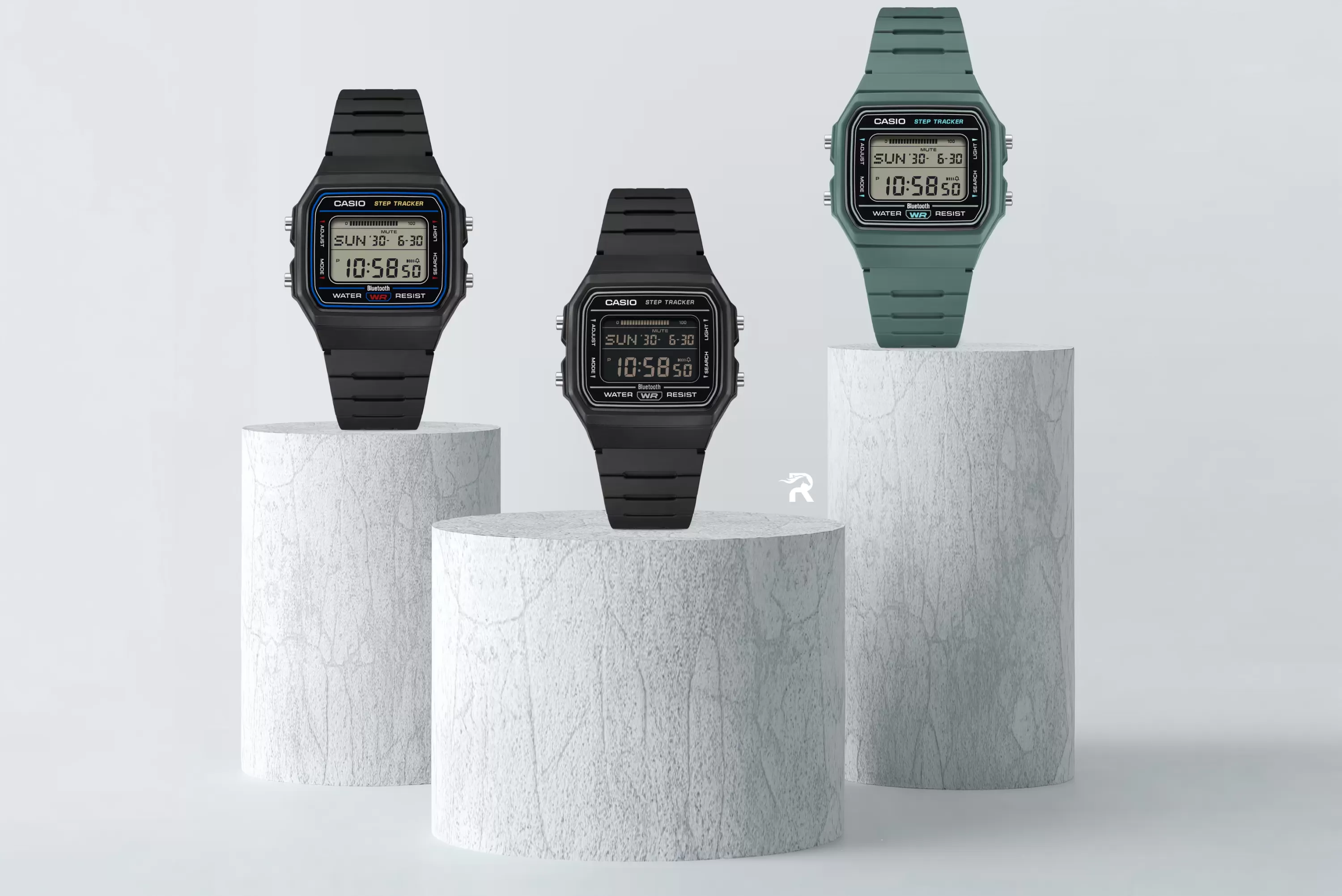 Casio F-B100W Brings Bluetooth and Step Tracking to the F-91W Formula