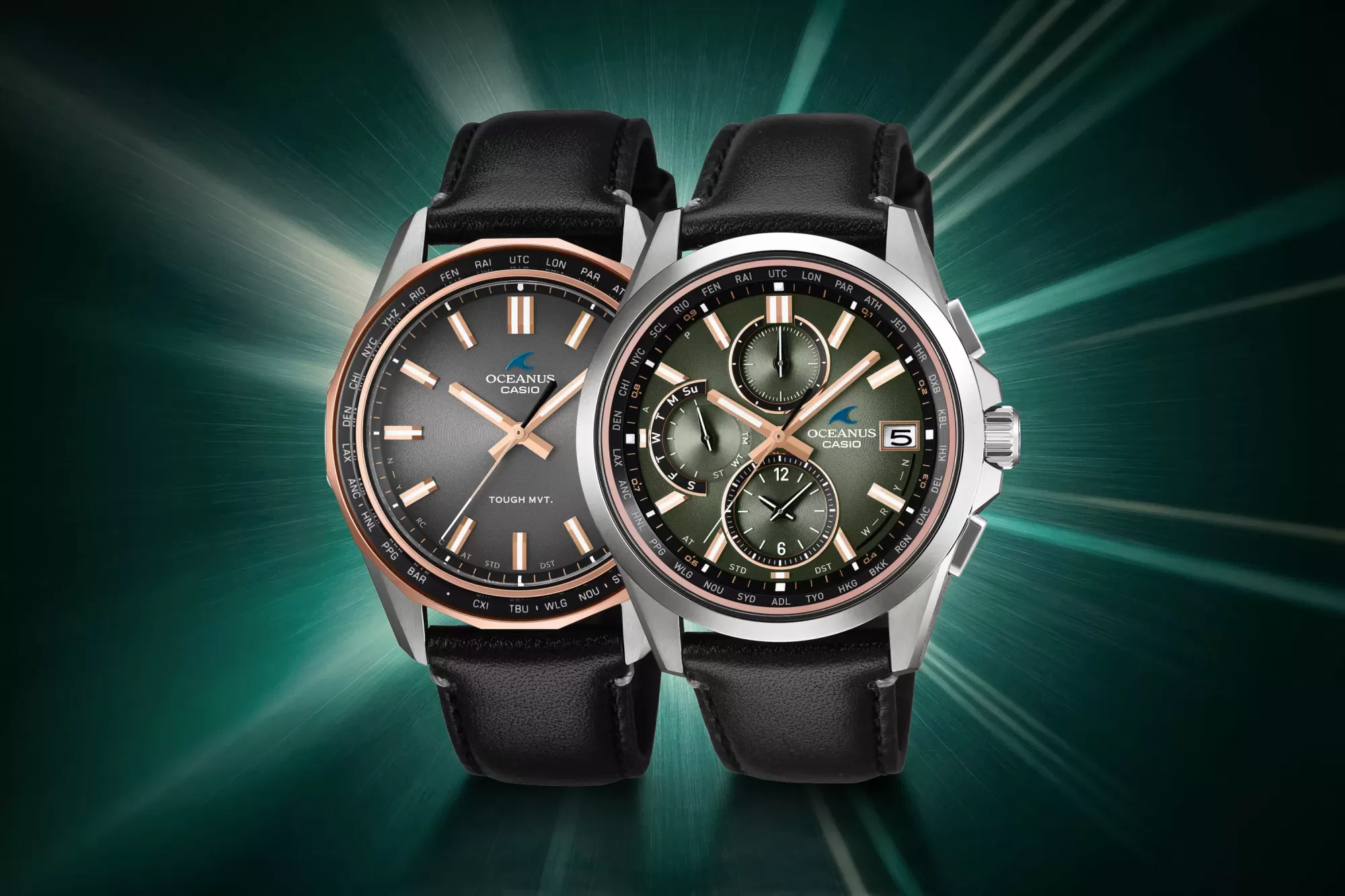 Casio Oceanus Retro Tone Collection Adds Two Japan-Only Titanium Watches