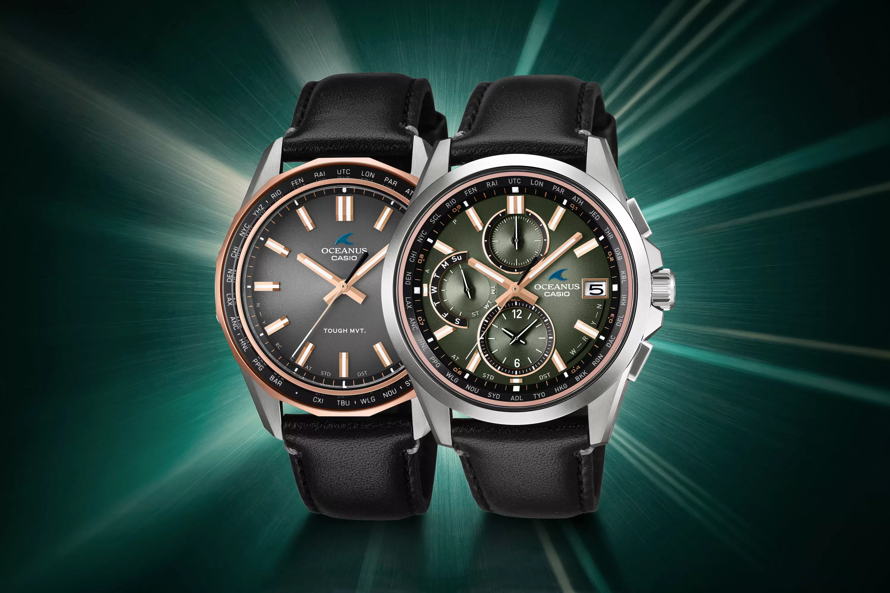 Casio Oceanus Retro Tone Collection Adds Two Japan-Only Titanium Watches