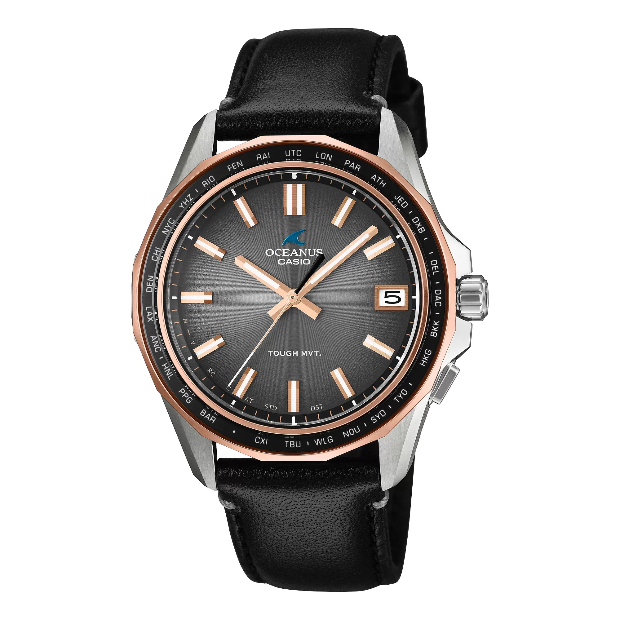 Casio Oceanus Manta S400 OCW-S400RL-8AJR with grey gradient dial