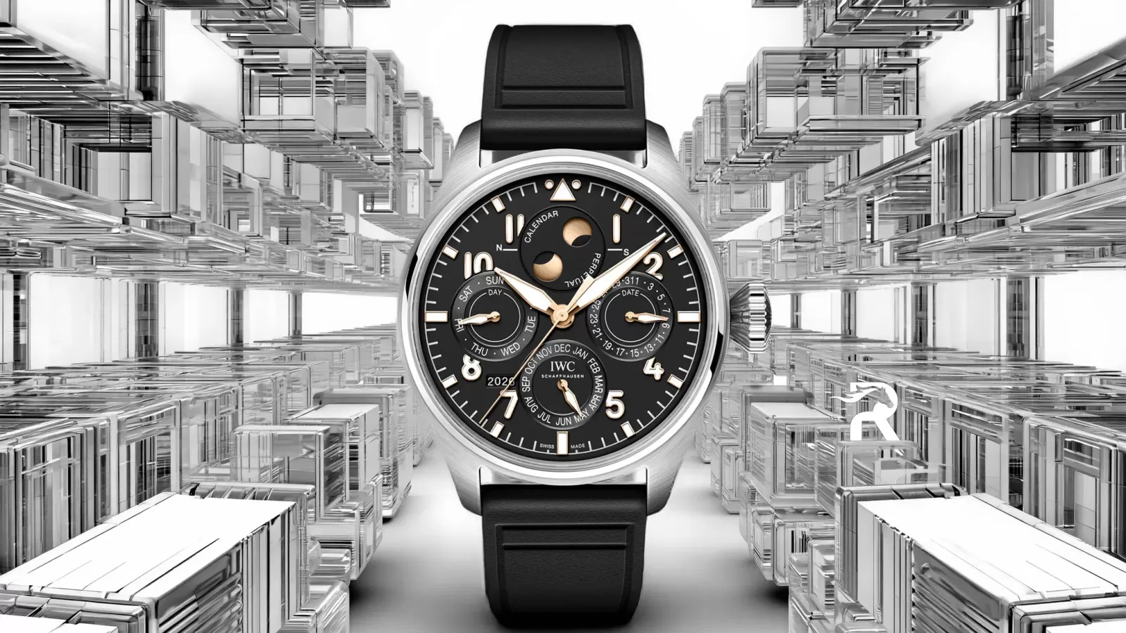Iwc Dresses The Big Pilot Pro Set IW329603 In Black And Gold For 140 Years Of Mercedes Benz