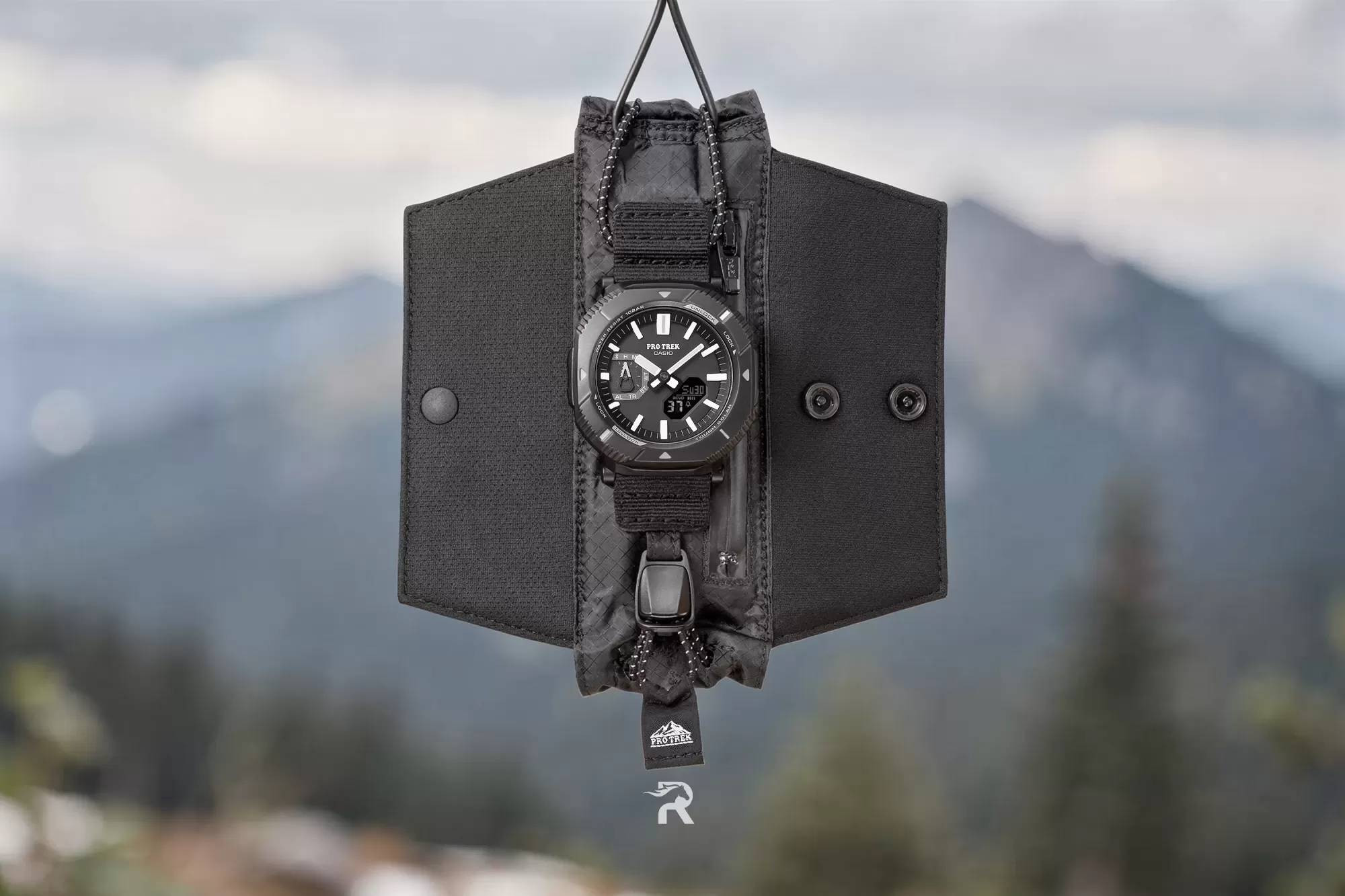 The New Casio Pro Trek PRJ-B001EX-1 Hides a Pocket in Its Strap