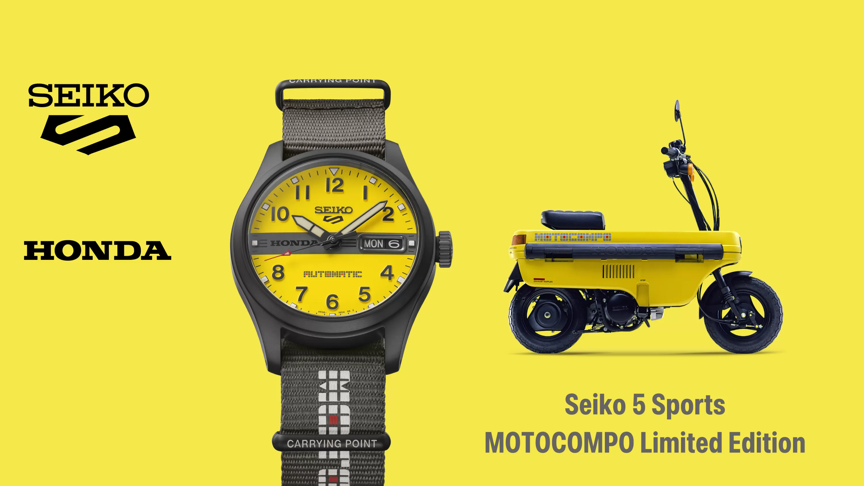 Seiko Gives the Honda Motocompo Its Own 5 Sports Limited Edition - HDB010