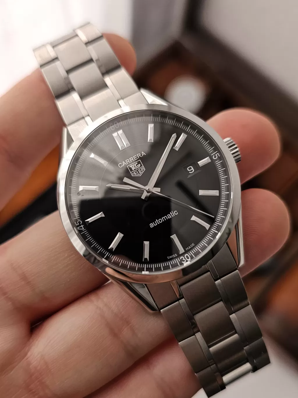Tag Heuer Carrera Calibre 5 WV211B BA0787の文字盤