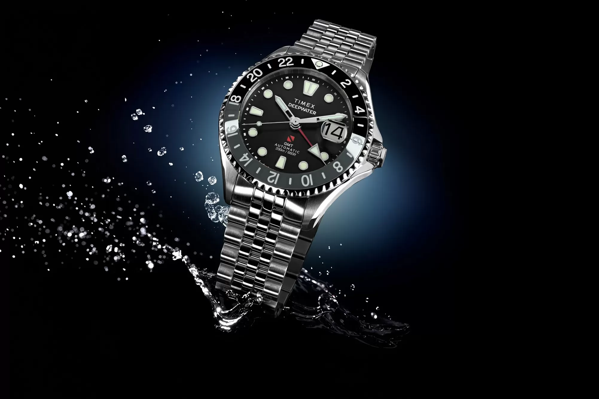 Timex Deepwater Meridian 200 Automatic GMT Takes On Seiko’s 5 Sports GMT