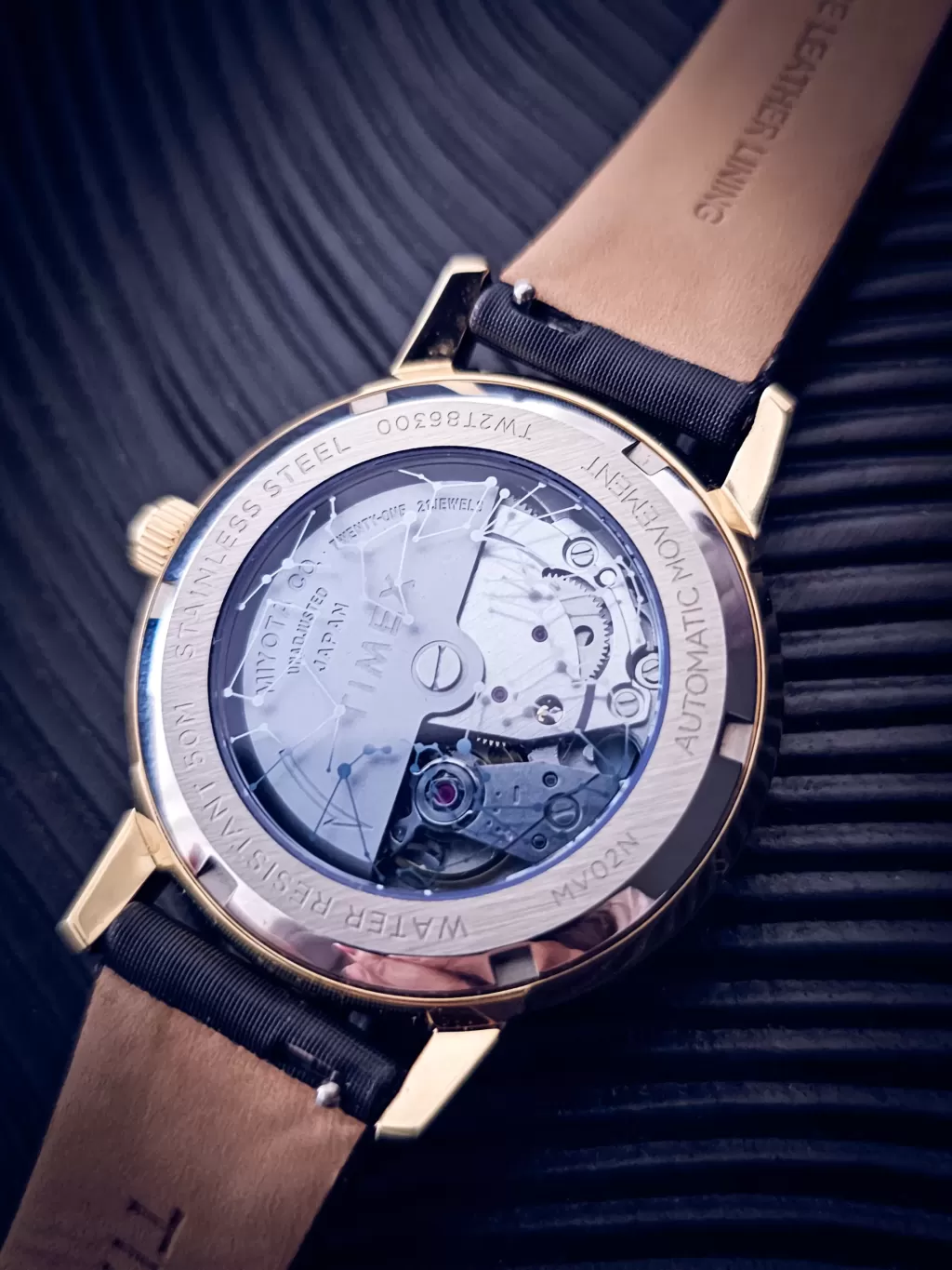 Timex Celestial Opulence Automatic TW2T86300 Review Beautiful Design But Mind The Scratches Caseback