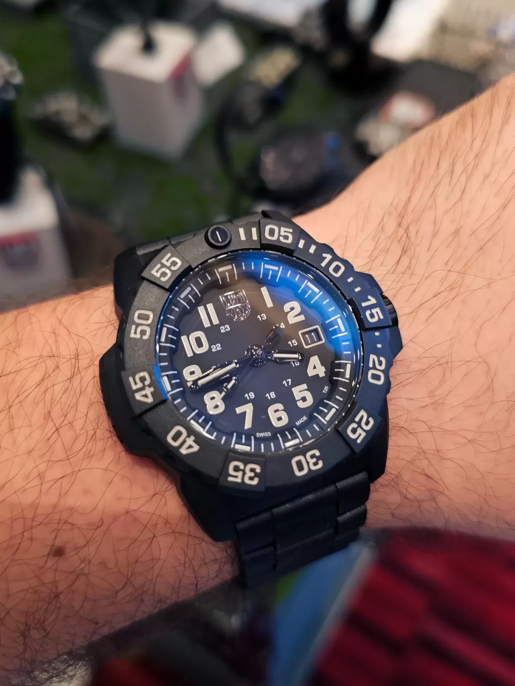 Luminox Navy SEAL 3510 am Handgelenk bei WARO 2026 in Bukarest